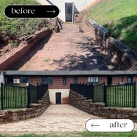 Retaining Wall & Walkway replaced